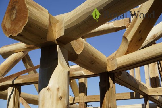 post and beam red cedar17